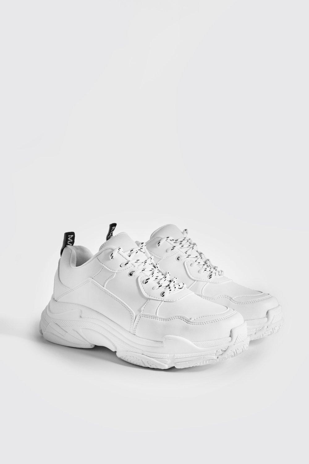 cheap white chunky sneakers