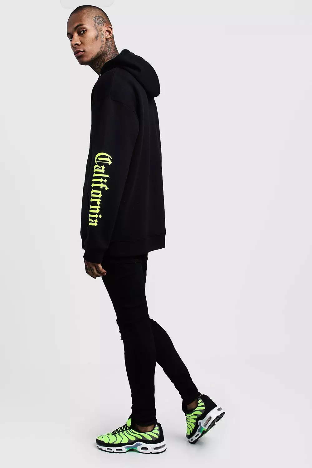 Neon oversized outlet hoodie