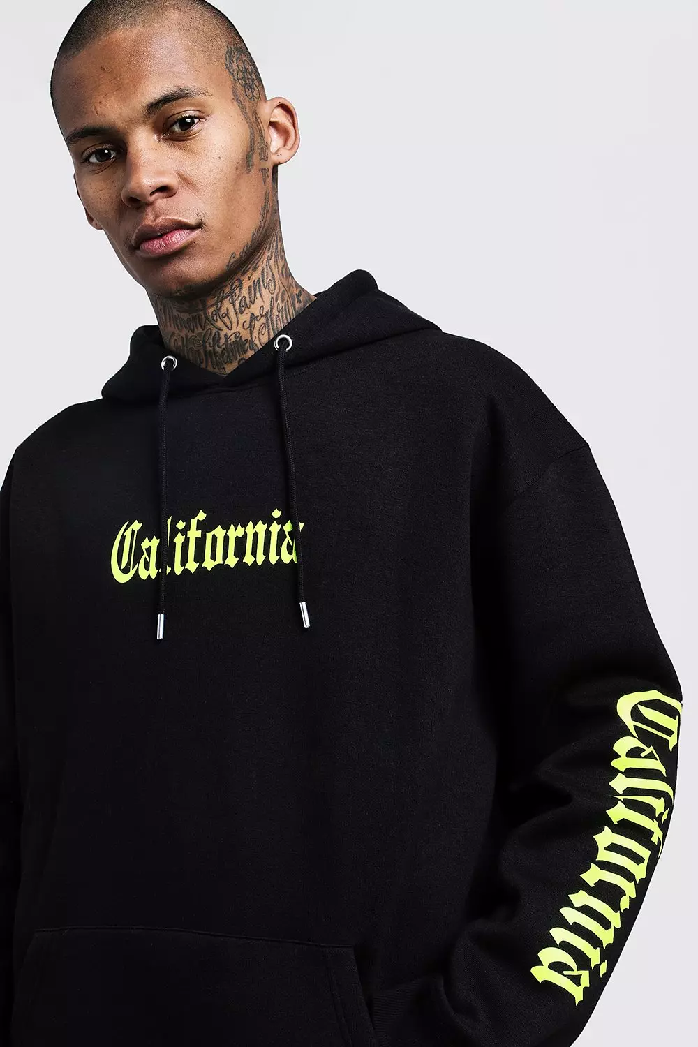 Neon oversized clearance hoodie