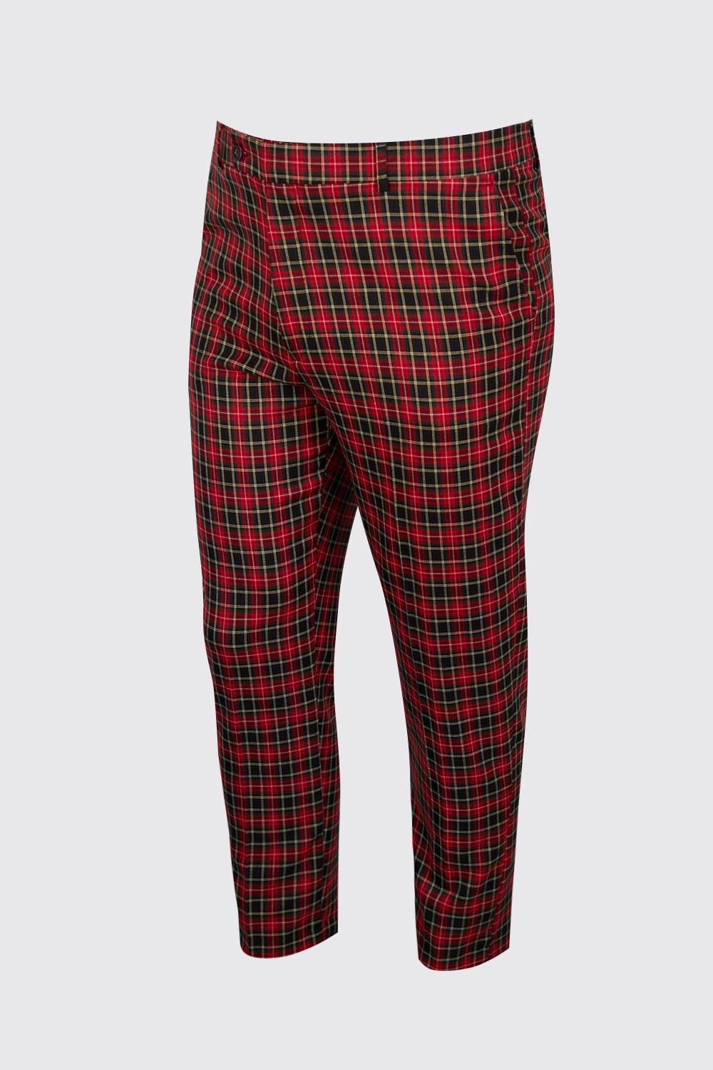 tall plaid pants