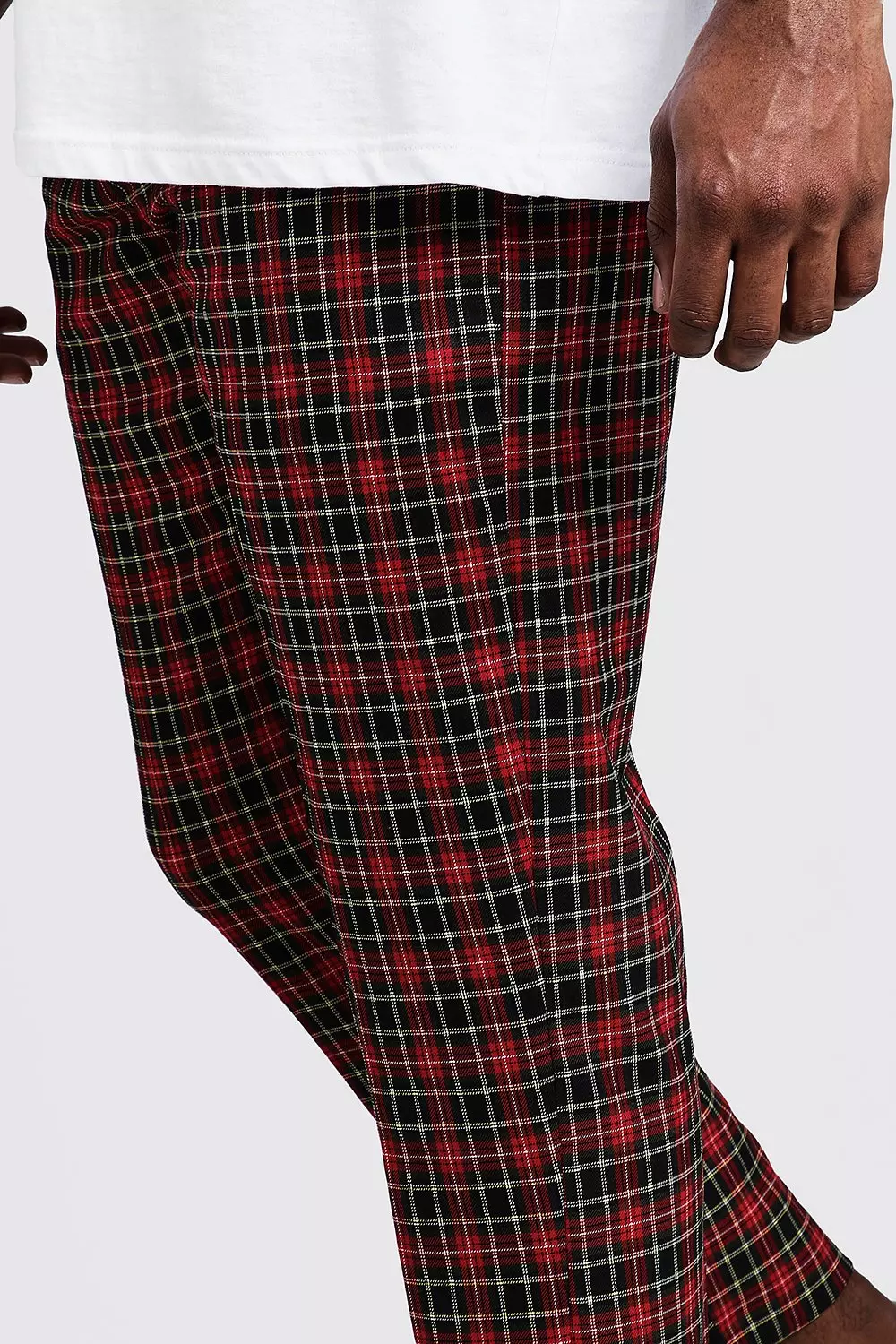 Plaid pants mens big clearance tall