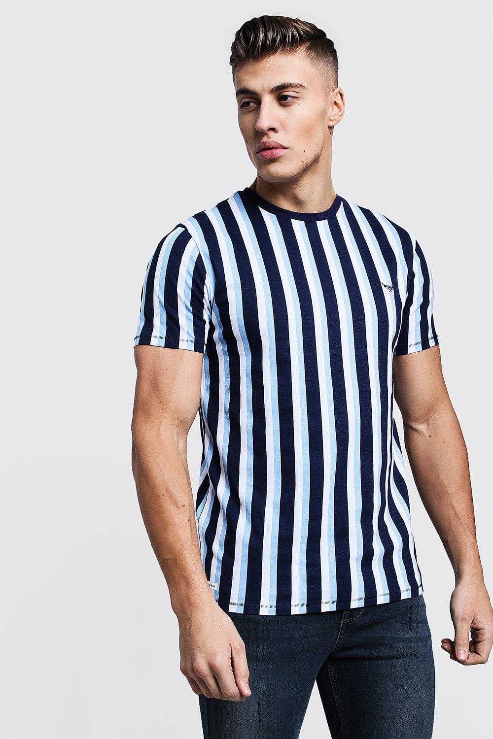 vertical stripe shirt men