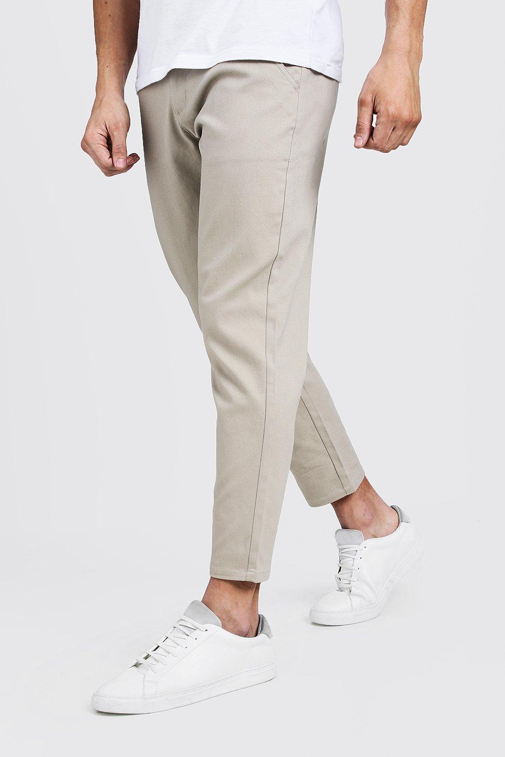 slim cropped chinos