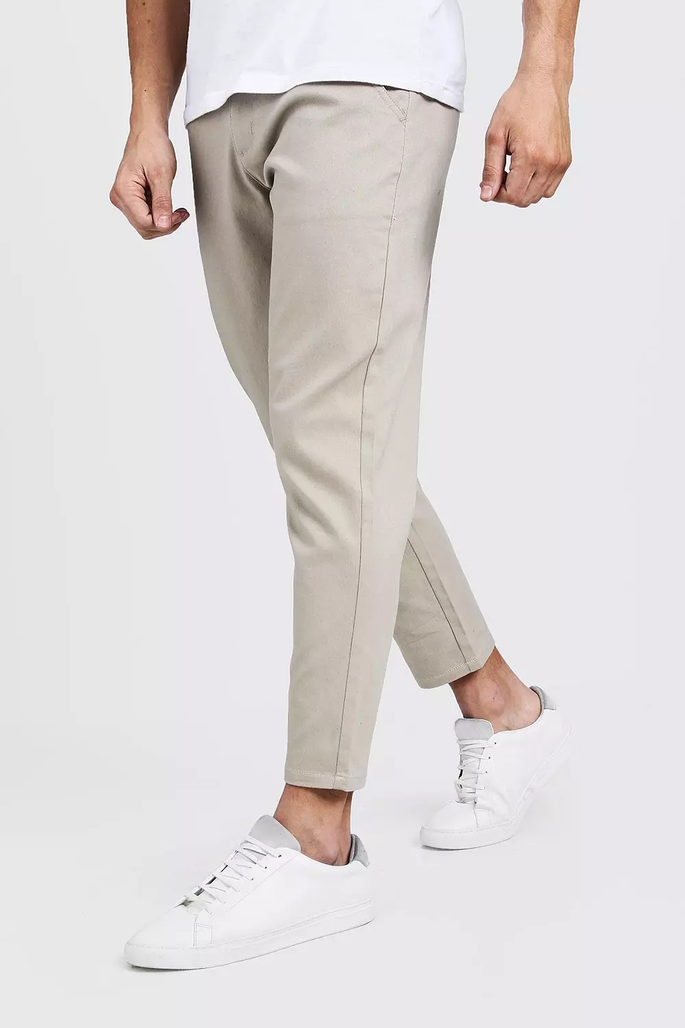 Skinny sales cropped chinos