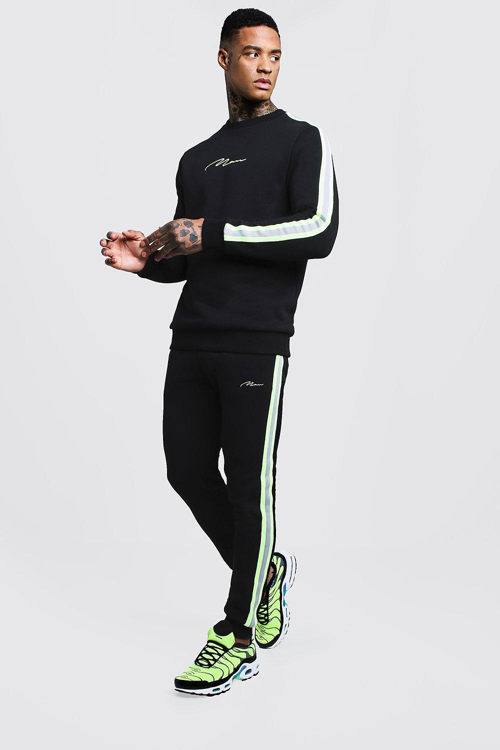boohooman track pants