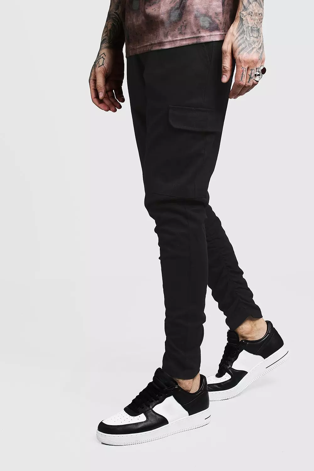 Skinny Fit Twill Pants