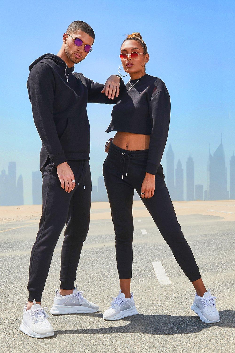 boohoo his and hers tracksuits