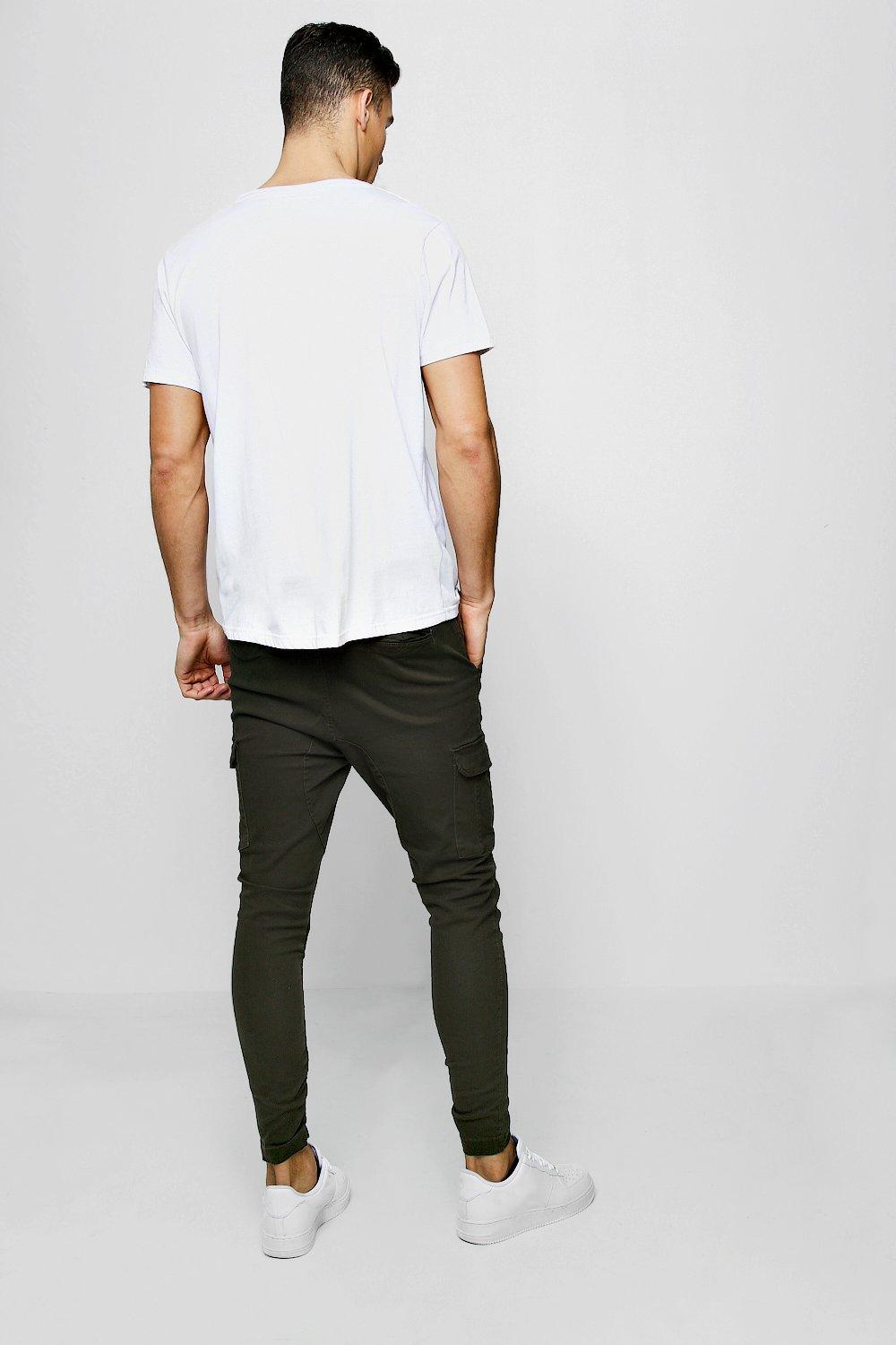 fitted cargo trousers