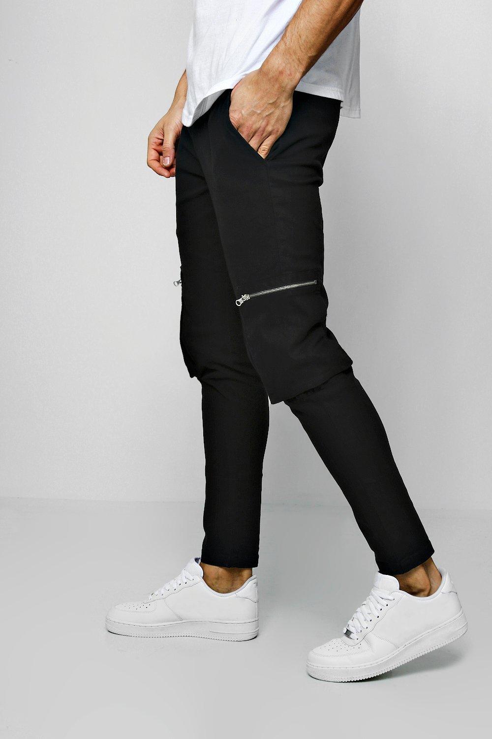 zipper pocket cargo pants