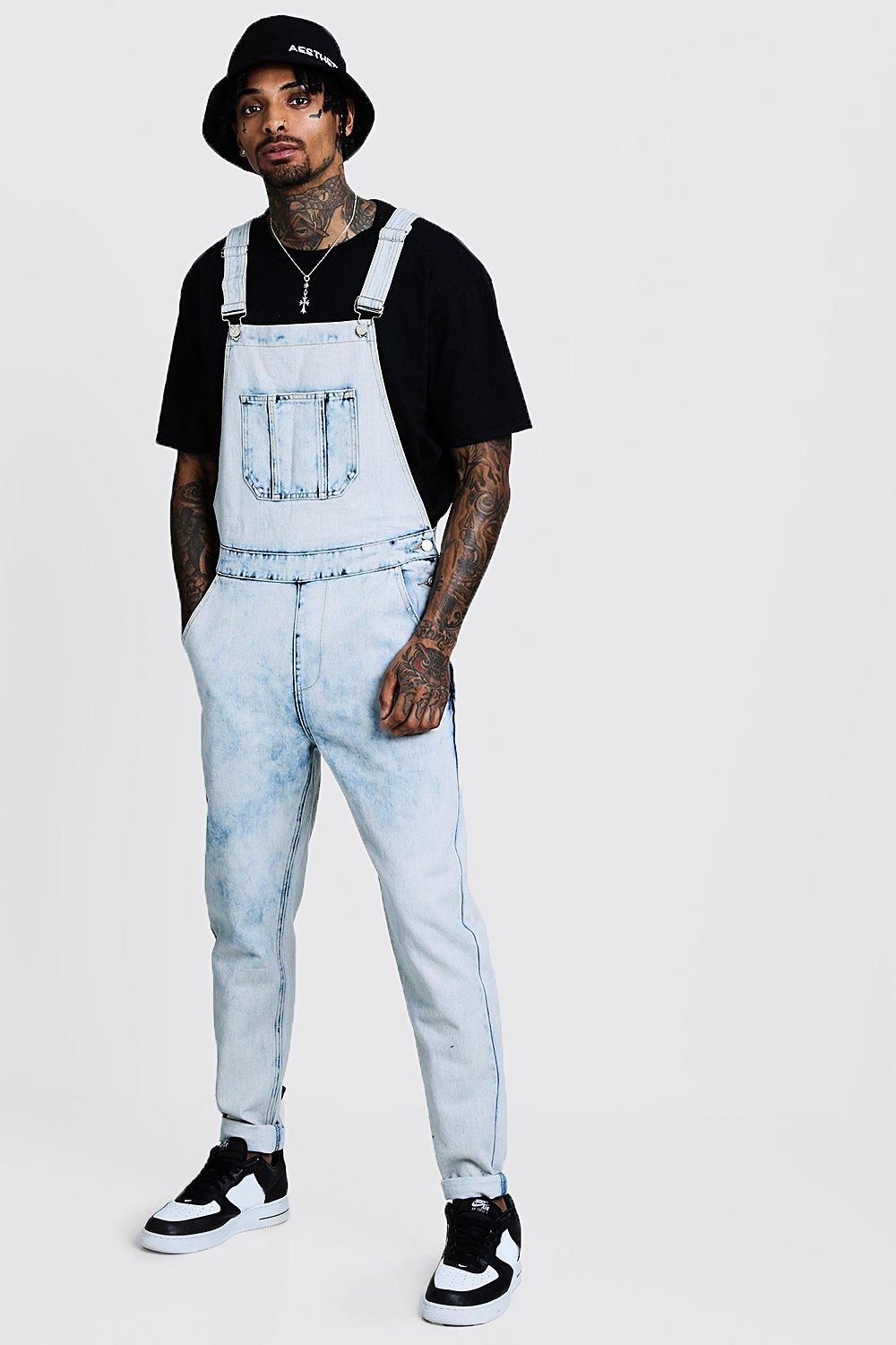 acid washed overalls