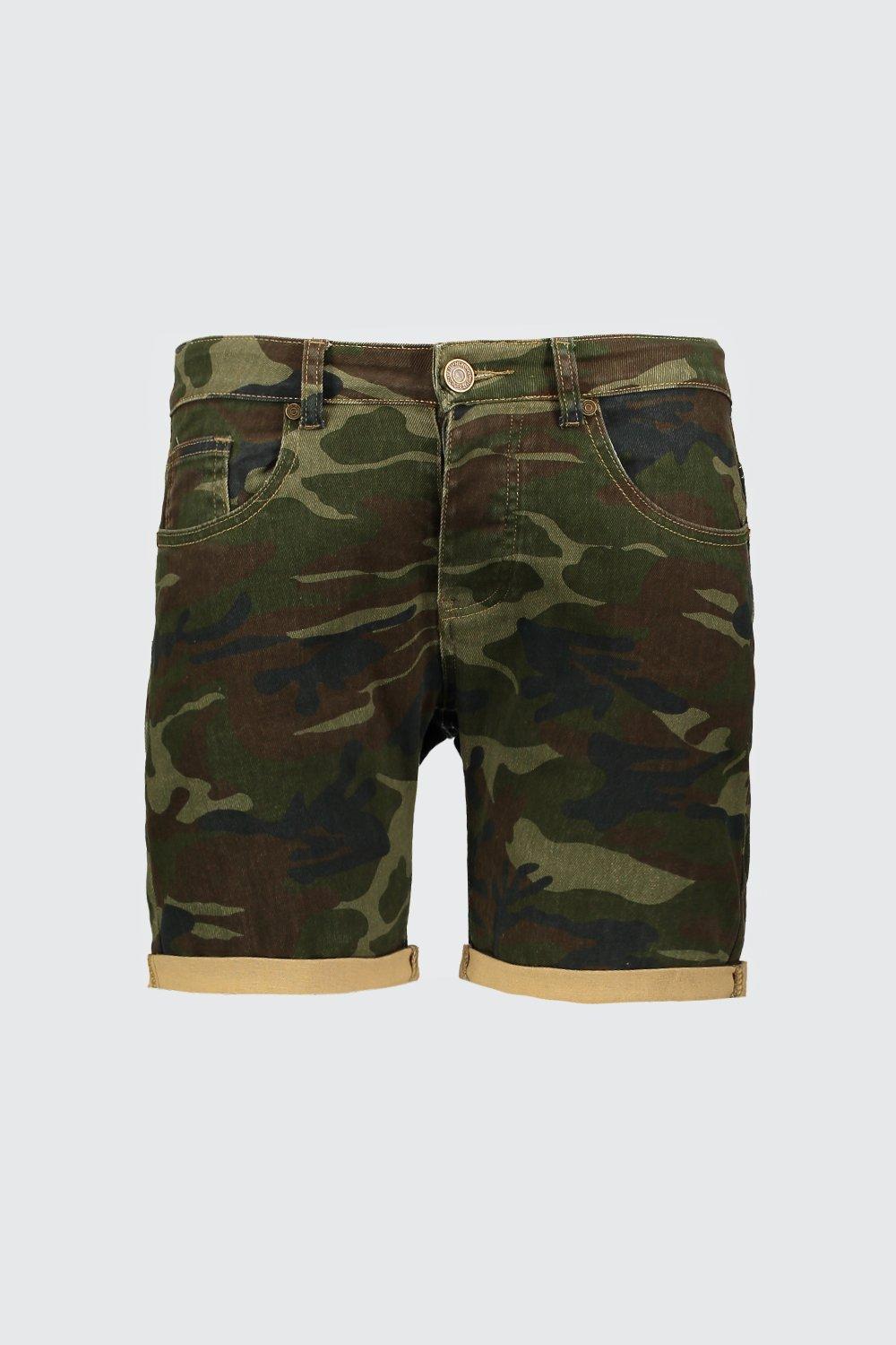 camo jean shorts mens