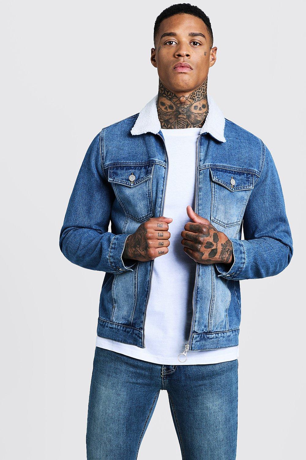 boohooman denim jacket