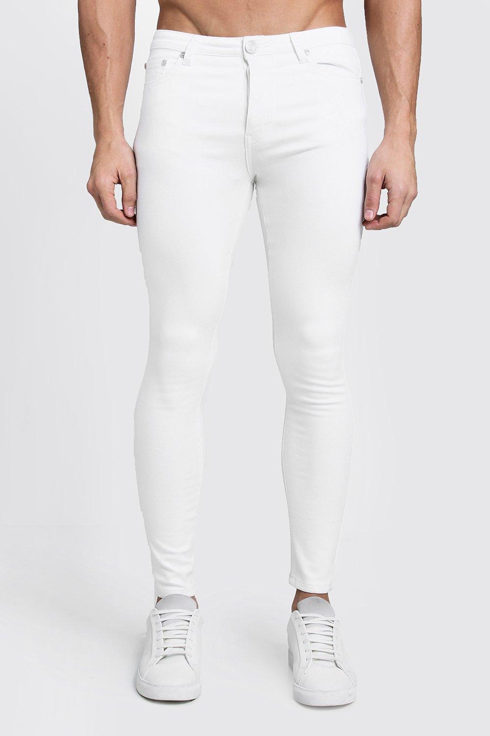 boohooman white jeans