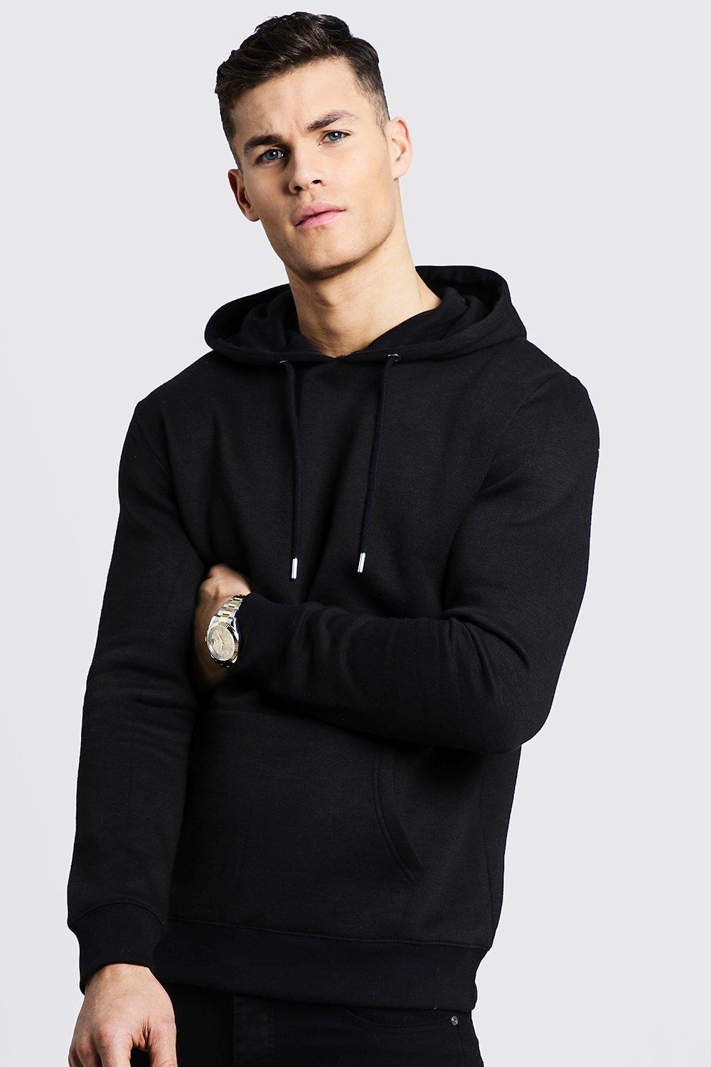 black hoodie boohoo