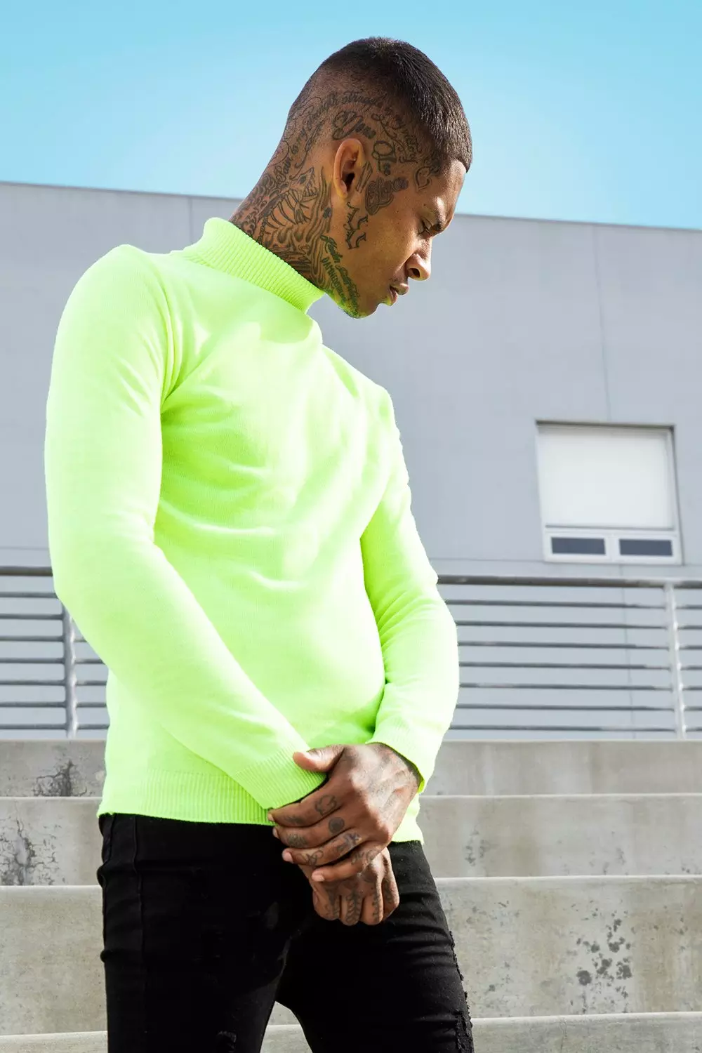 Neon jumper clearance men