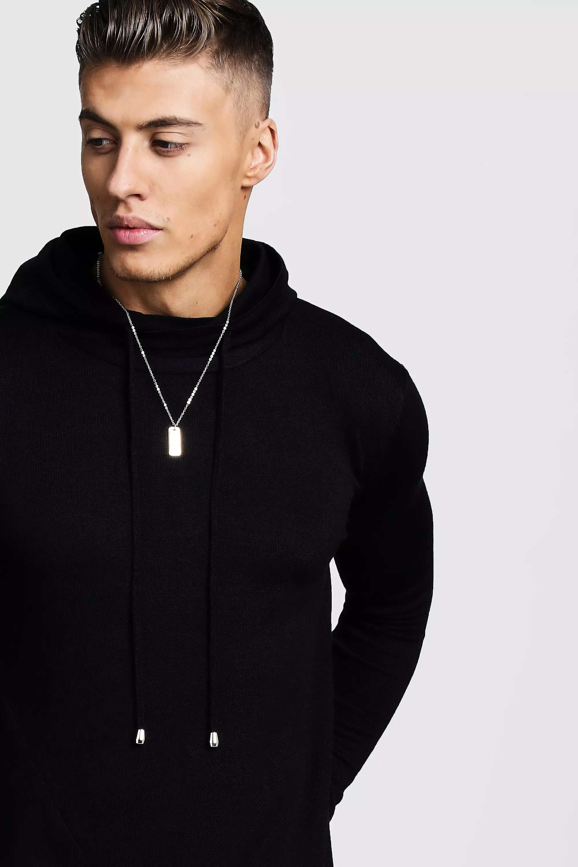 Men longline clearance hoodie