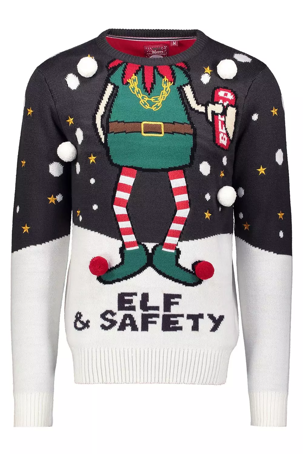 Elf and on sale safety christmas jumper