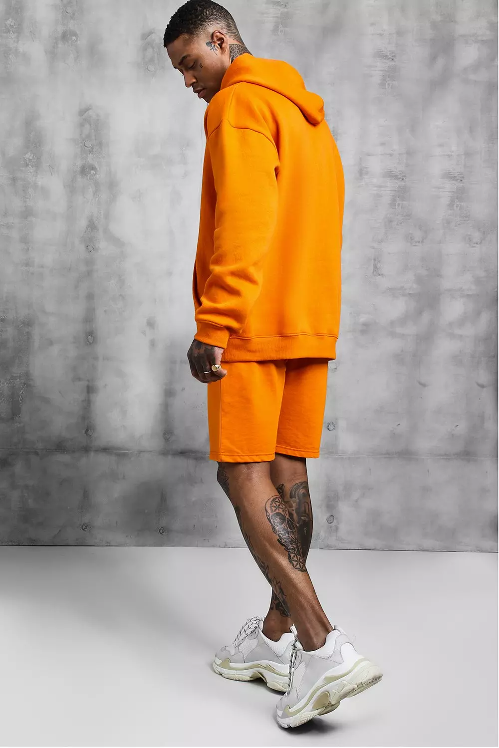 Oversize orange online hoodie