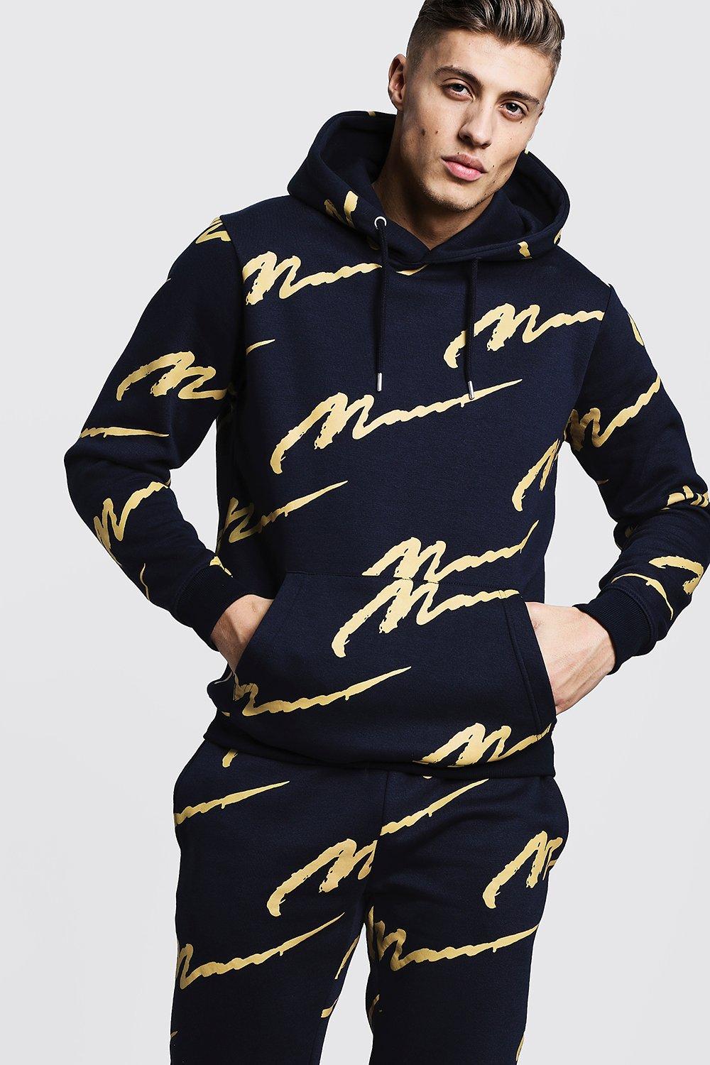 men's all over print tracksuit