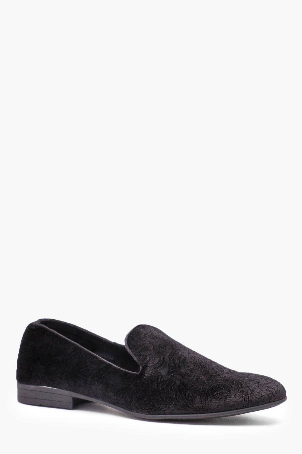 Velvet Embossed Loafer