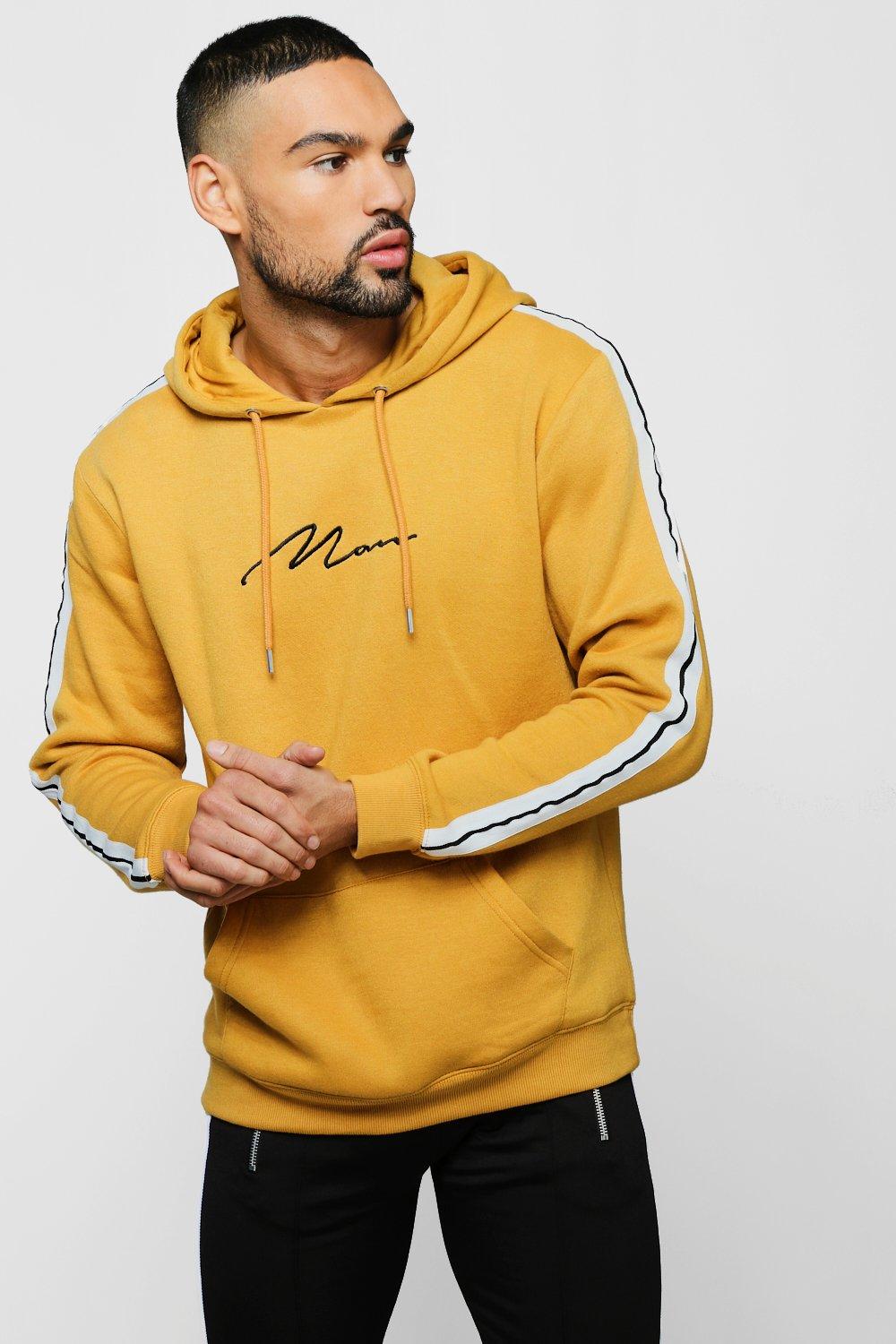 yellow hoodie men