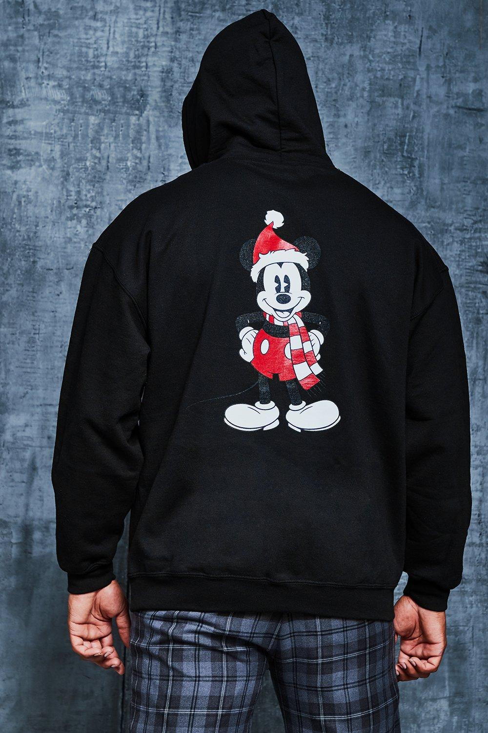 christmas print hoodie