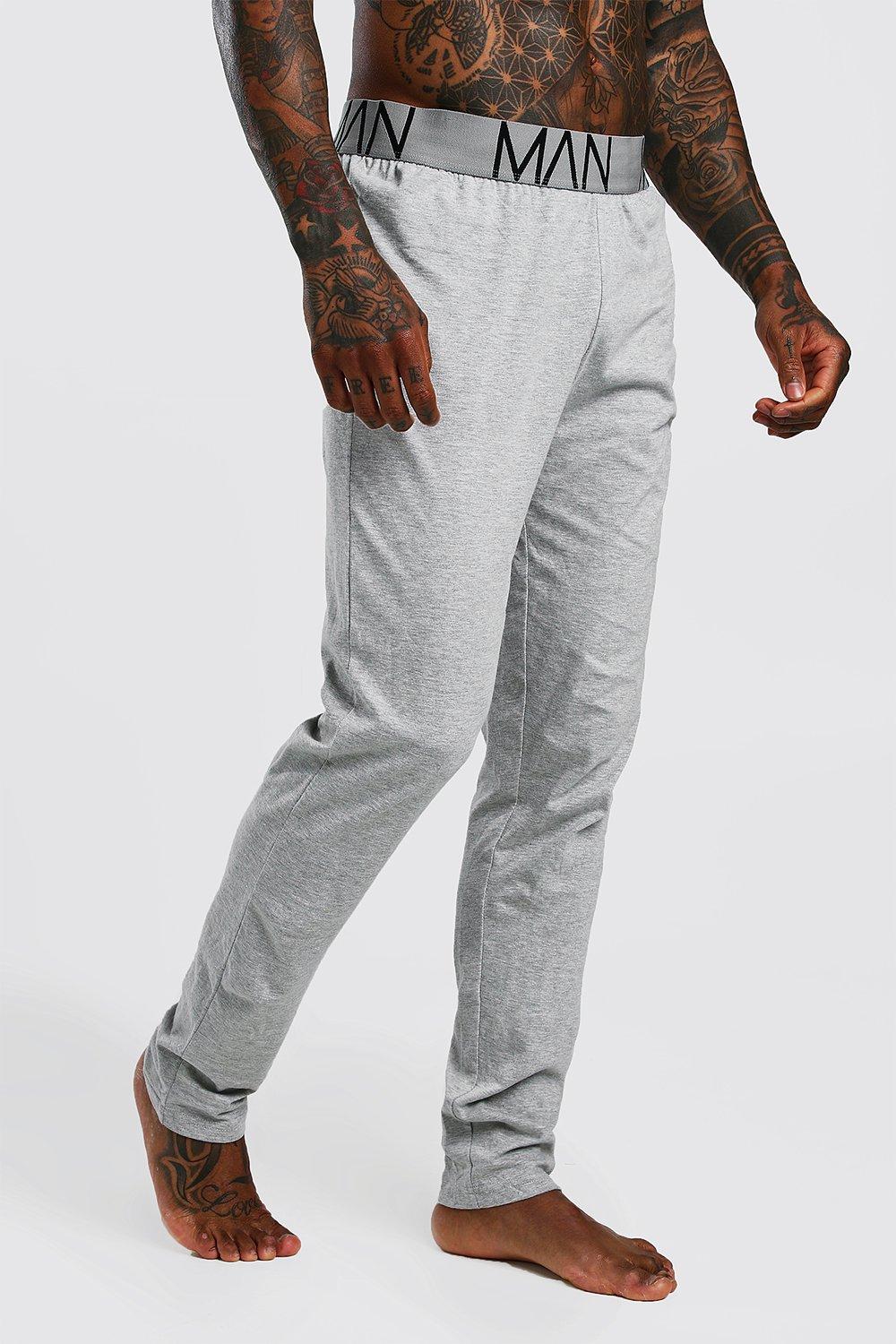 

2 Pack Jersey Pyjama MAN Lounge Pants, Grey