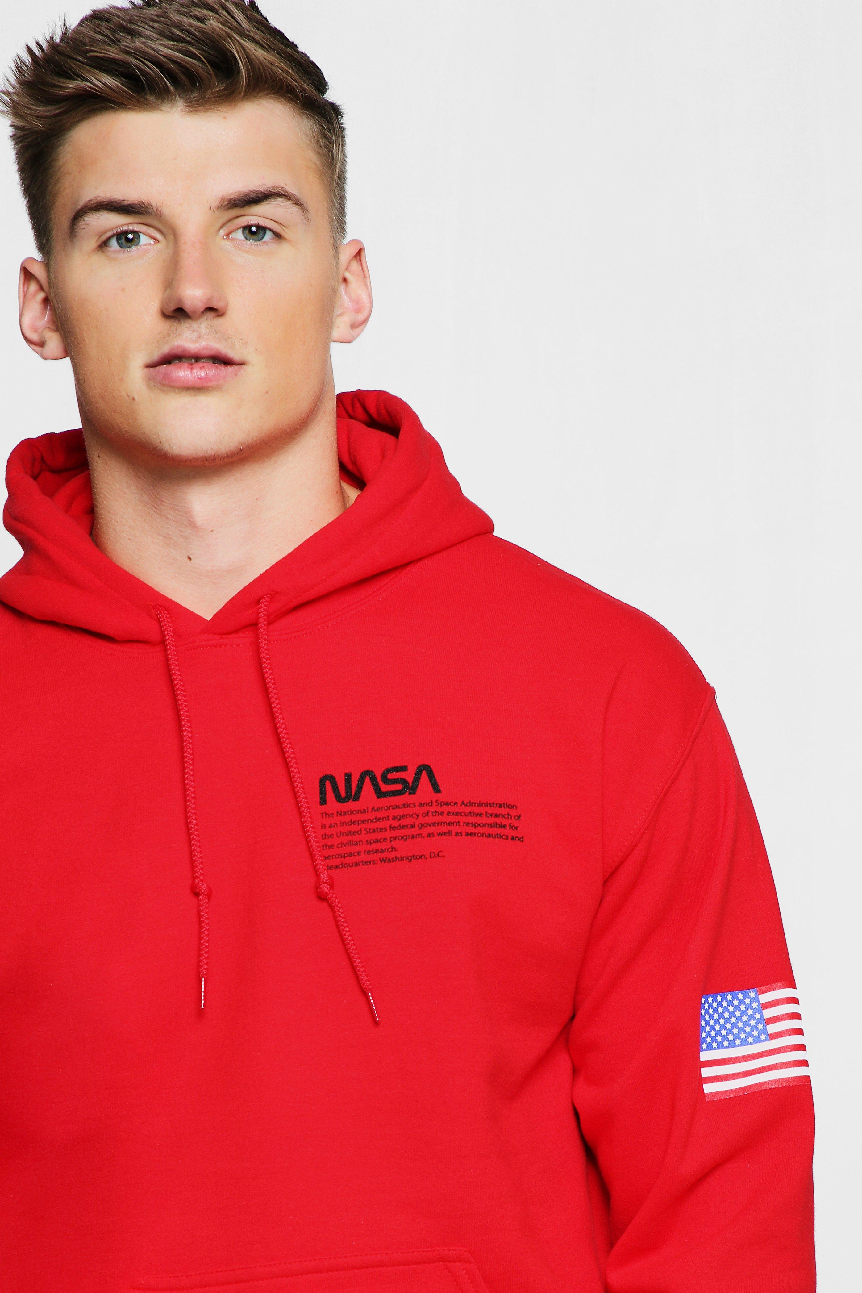 red nasa jumper