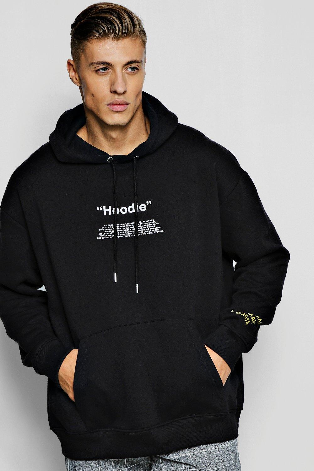 hoodies with sleeve print