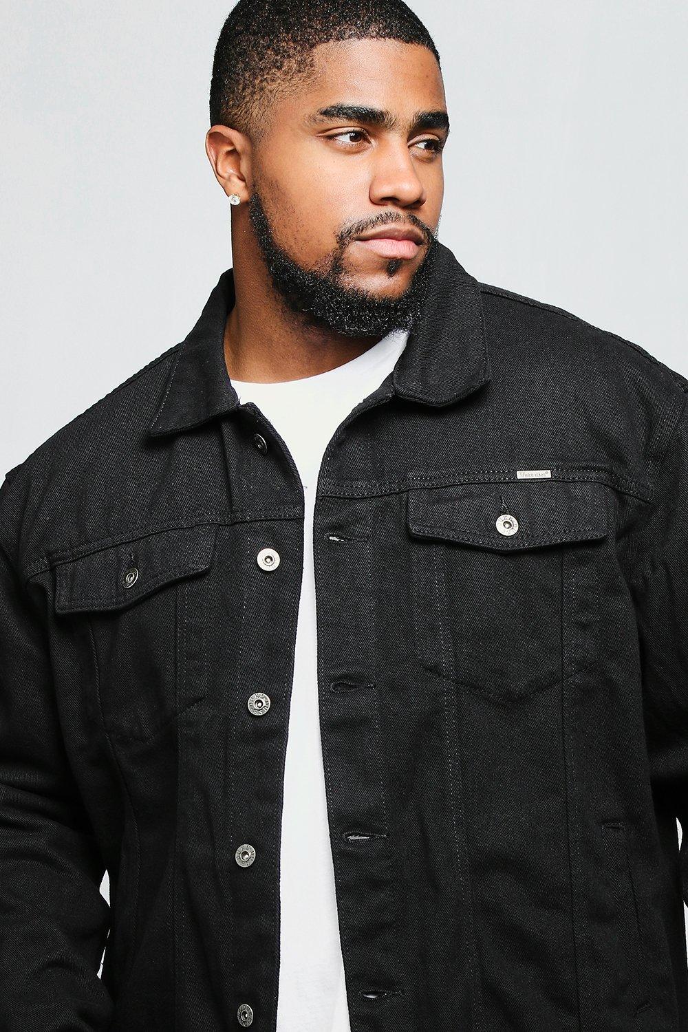 black jean jacket big and tall