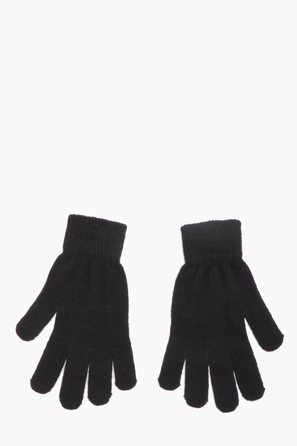 

Теплые мужские перчатки, Black