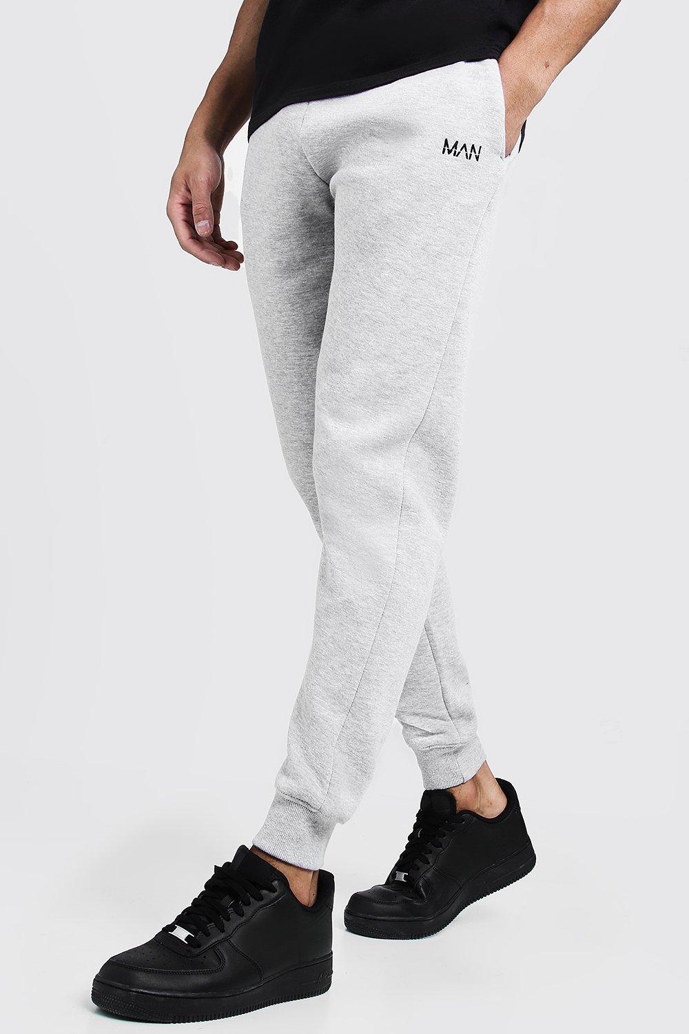 grey skinny sweatpants