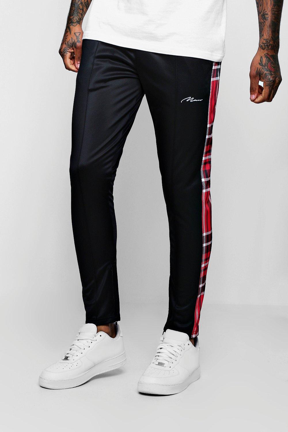 boohoo man tracksuit black