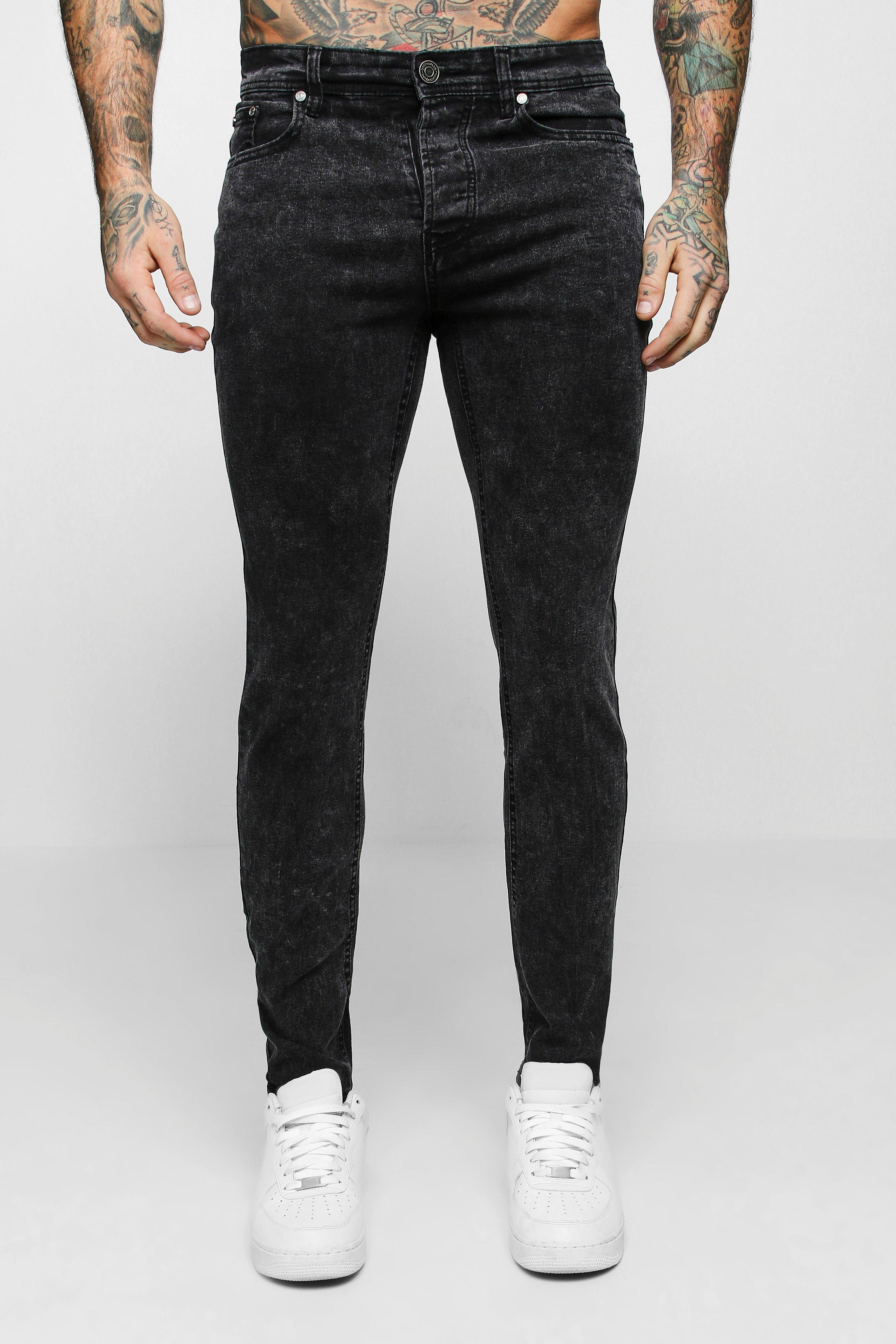 charcoal wash jeans