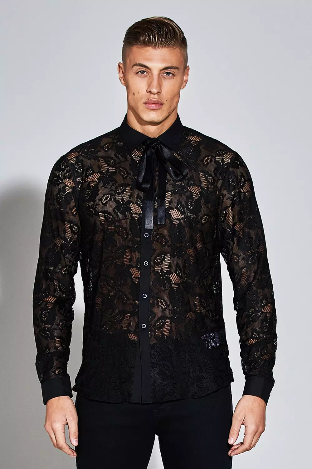 Long sleeve 2024 lace undershirt