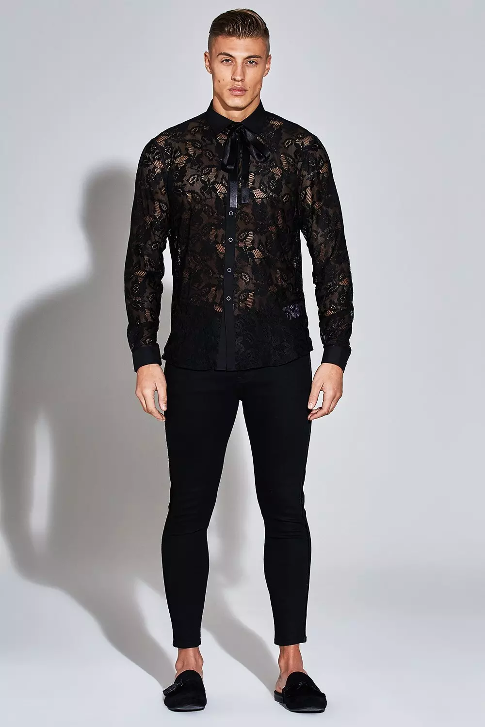 Long sleeve lace undershirt sale