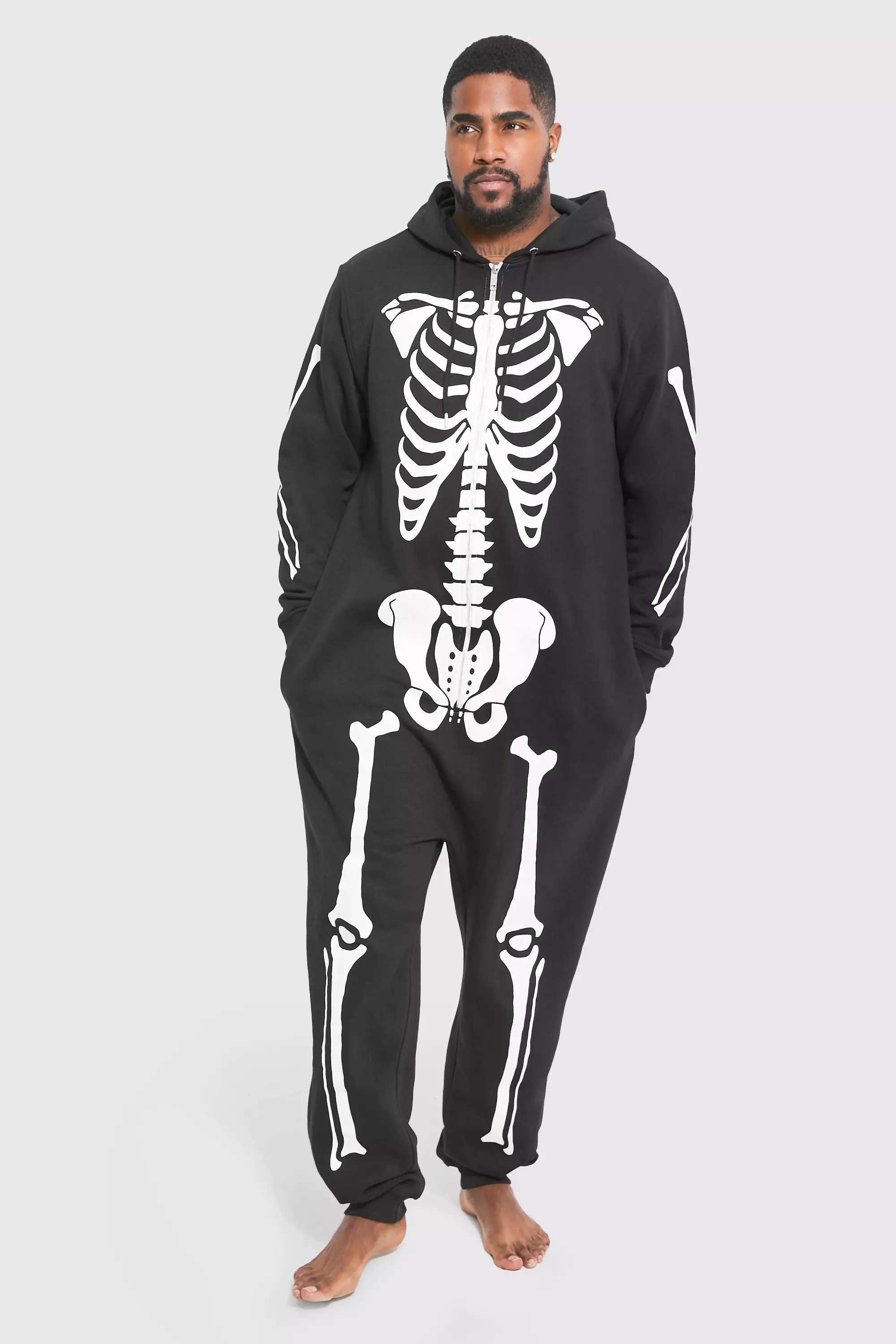 Plus size skeleton hot sale jumpsuit