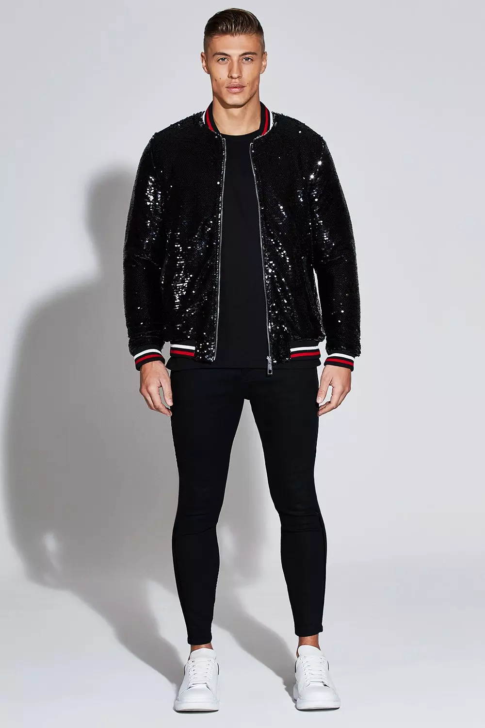 Mens sequin bomber on sale jackets