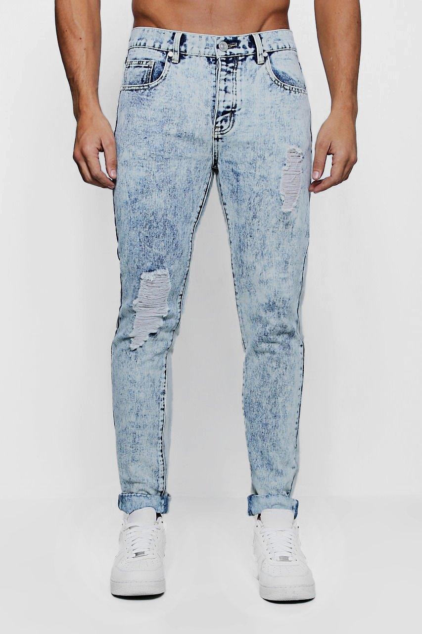 light acid wash jeans