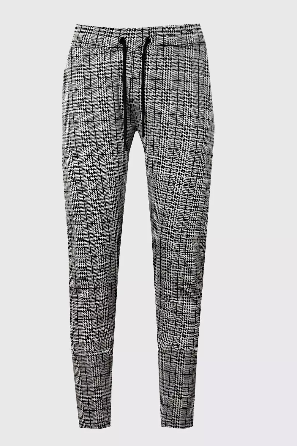 Boohooman smart 2024 checked jogger