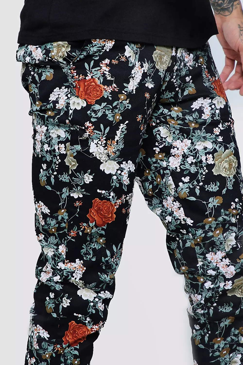 Floral hotsell chinos mens