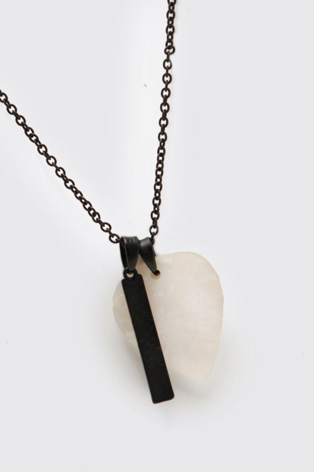 

Двойное колье с подвеской, Black