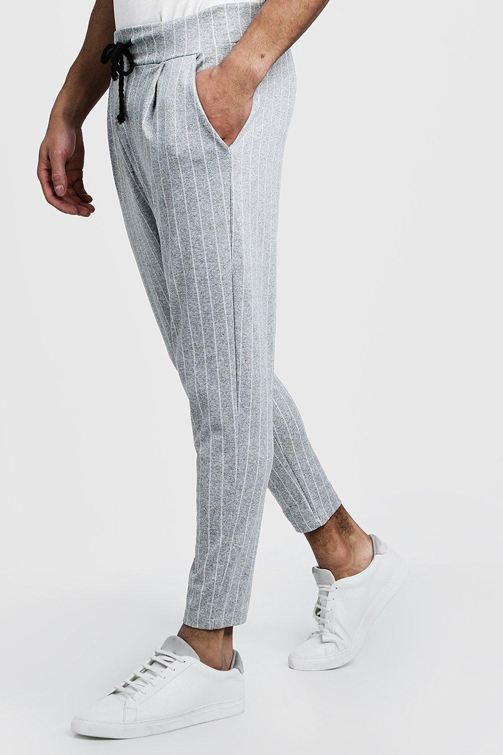 pinstripe jogger