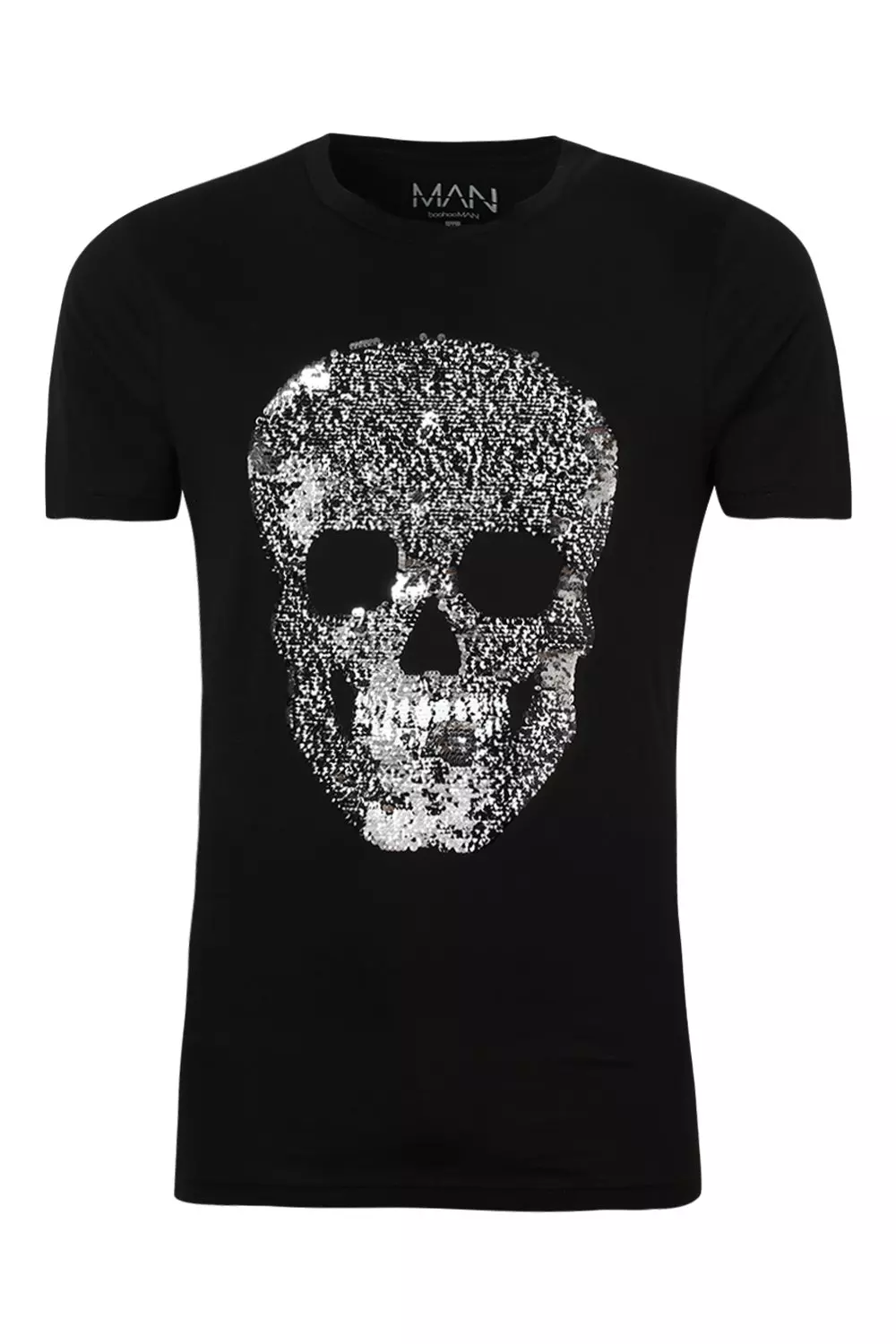 Sequin skull 2025 t shirt