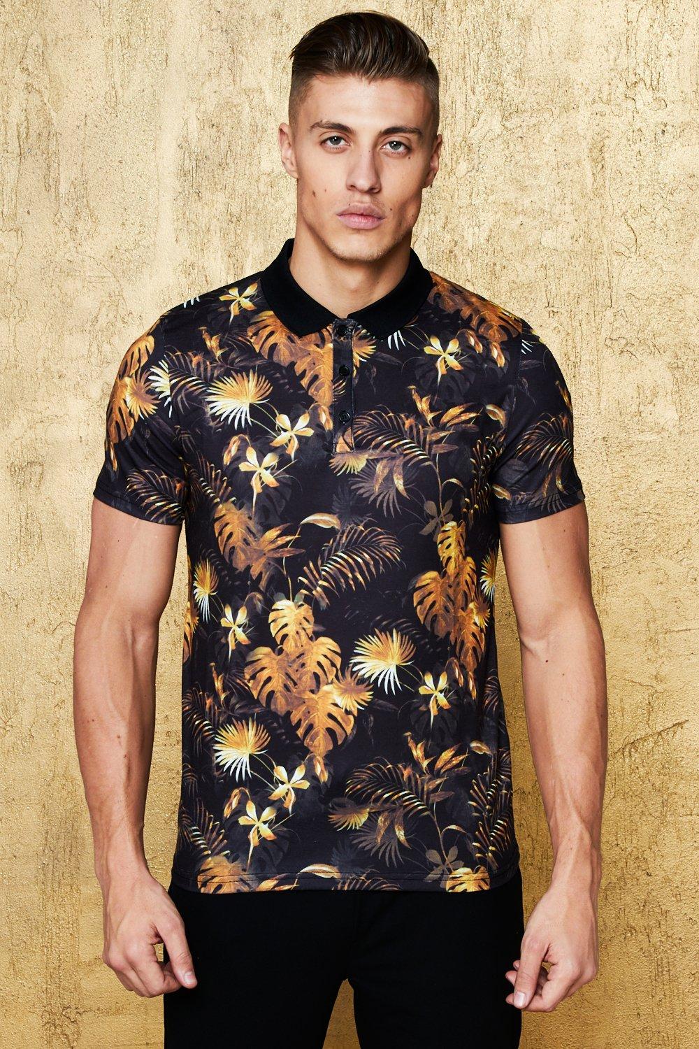 floral polo shirt outfit