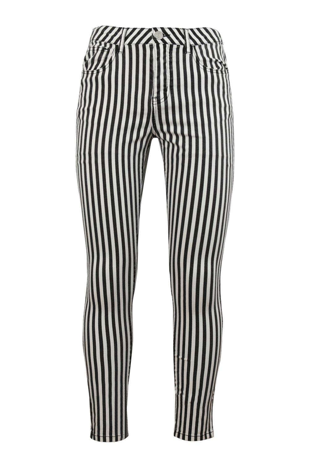 thin striped pants