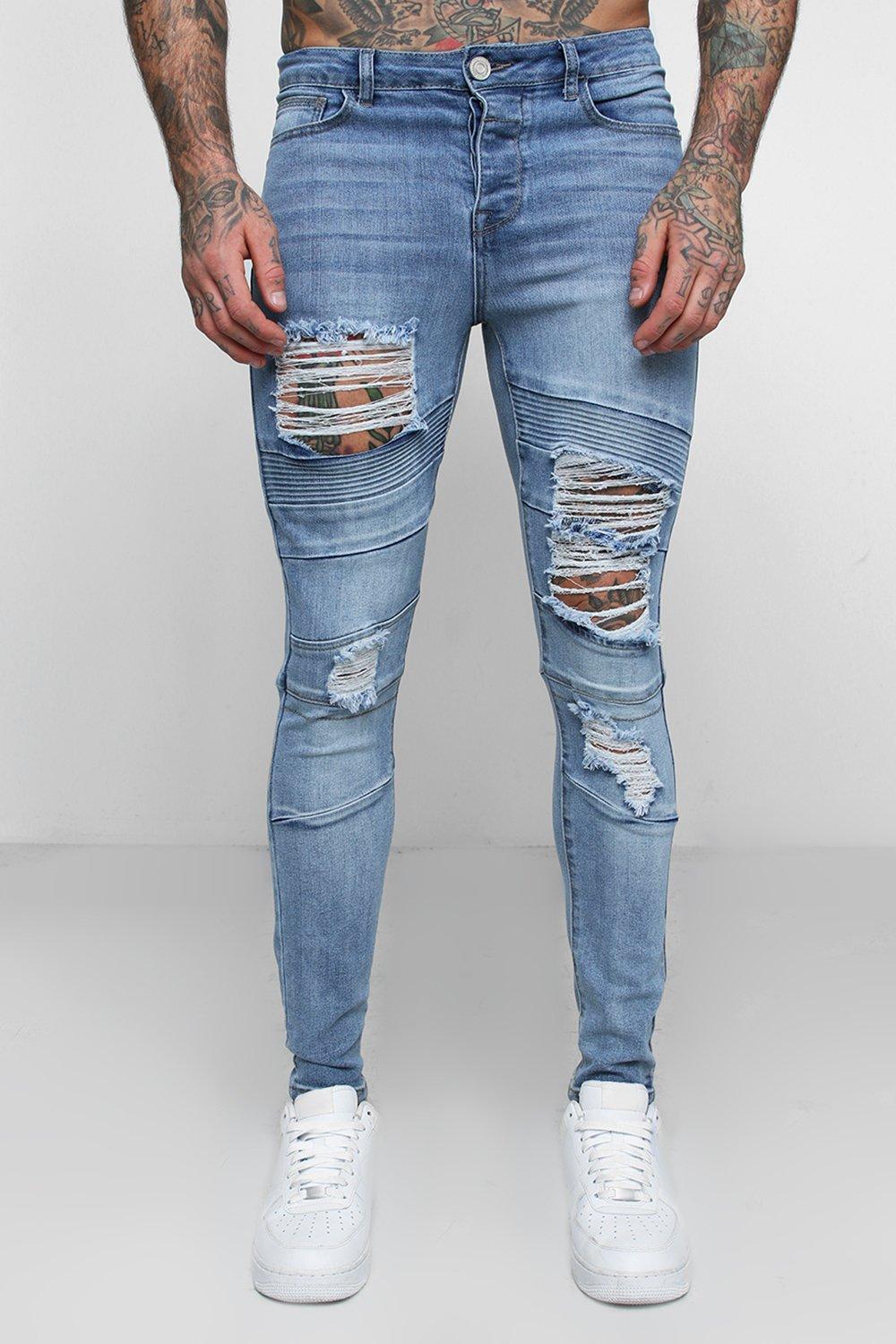 enzo biker jeans