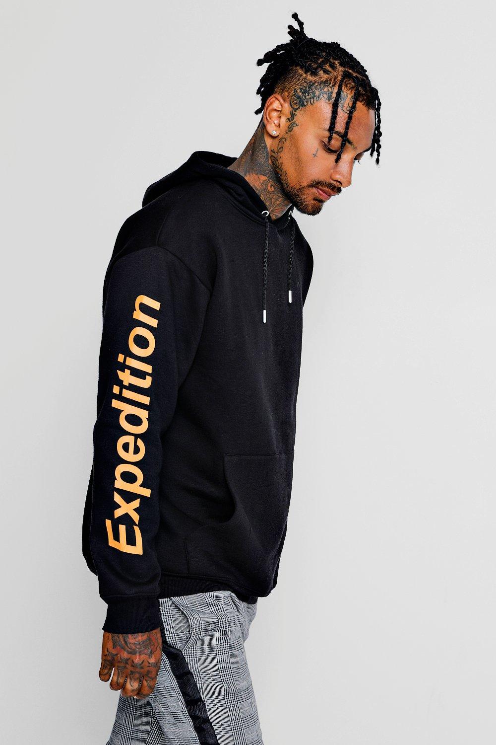 grey champion script hoodie