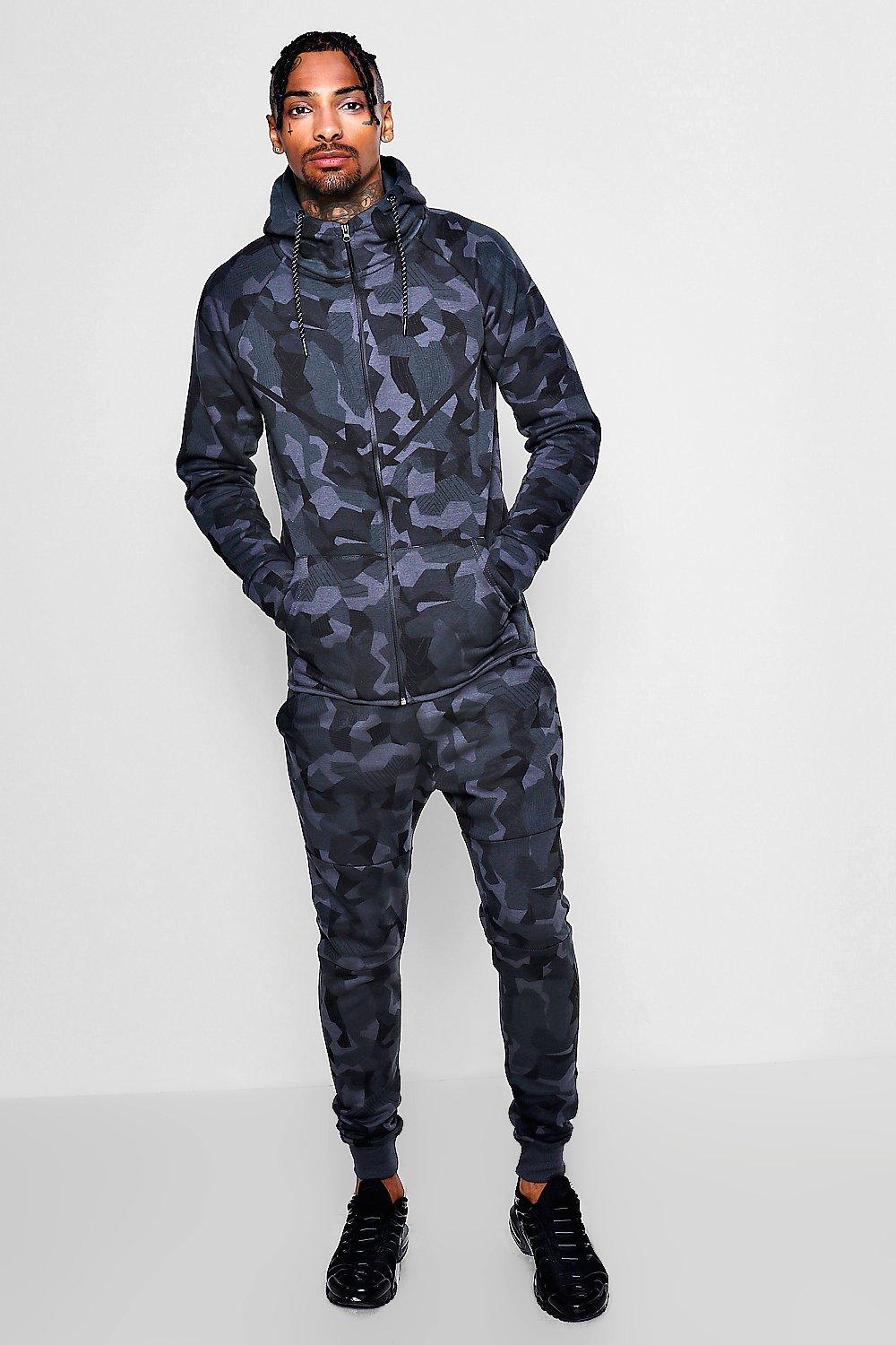 black camo tracksuit