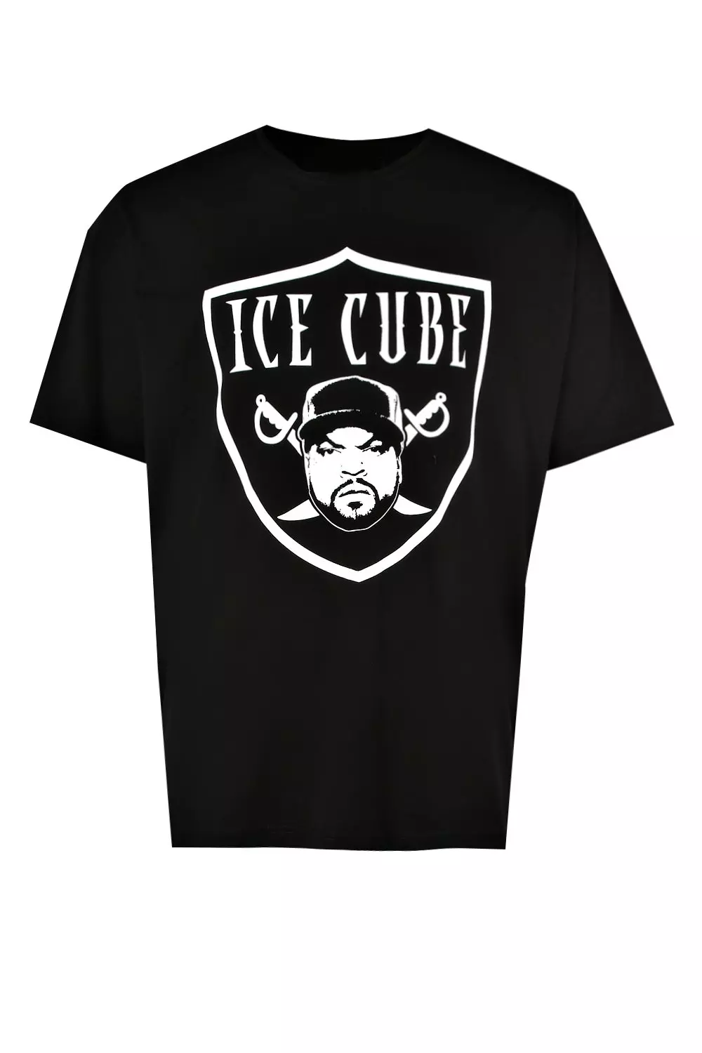 Cuztom Threadz Ice Cube Raiders T-Shirt Black Small